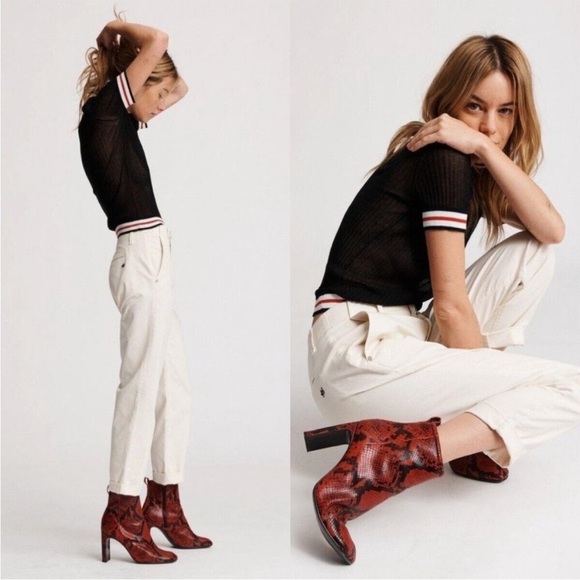 rag & bone Antique Off White Buckley Chino Pants Sz 27 - Picture 2 of 8